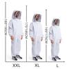 Professional Full Body Beekeeping Clothing Beekeepers Bee Protective Suit Apiarian All Body Equipment 3 Size With Veil Hat Glove