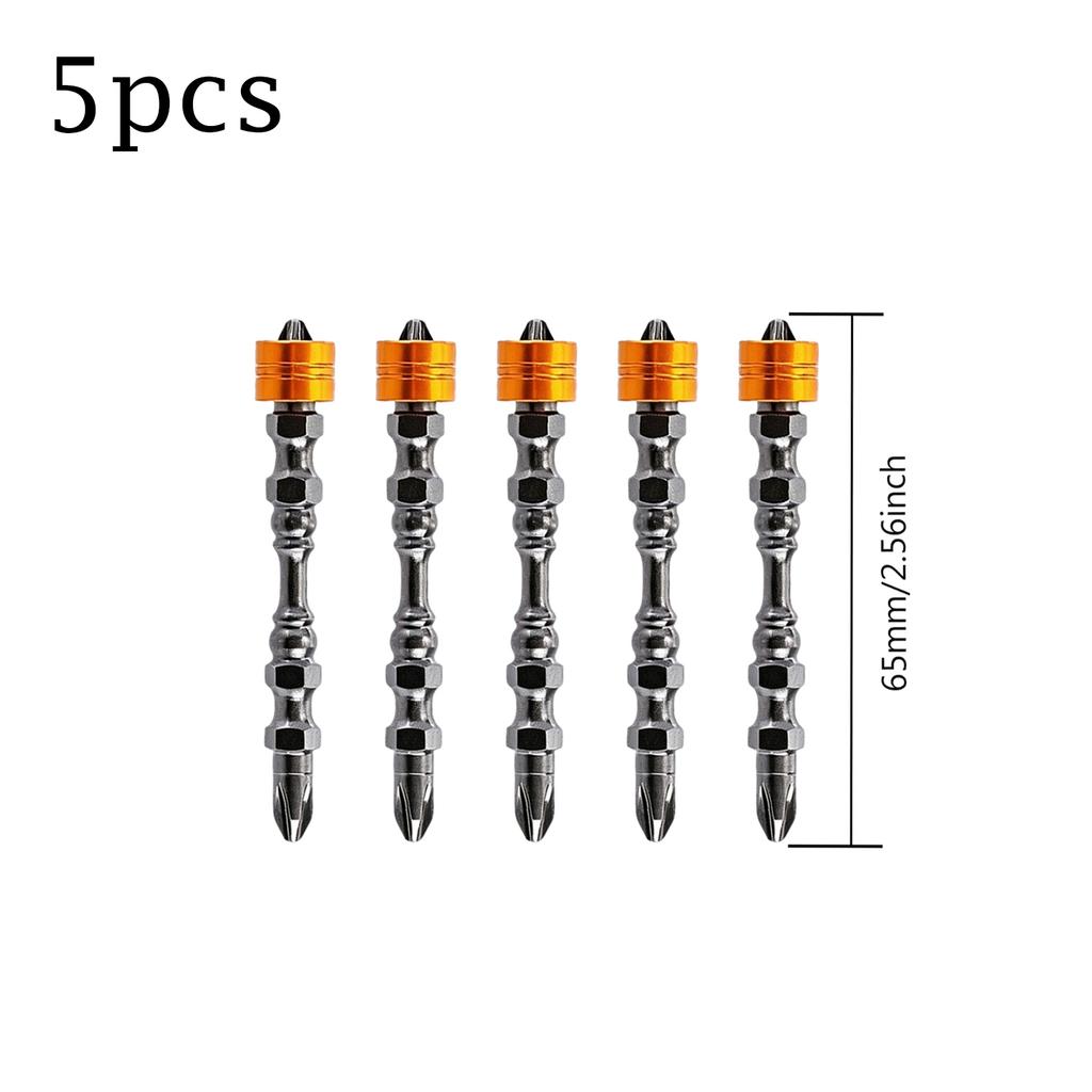 1-10pcs Double Hex Shank Screwdriver Bit, Cross Head for Drywall Screws, Electric Screwdriver Accessory for DIY & Construction
