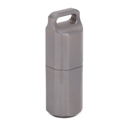 Pillenflasche Dicht Hält Langlebig Tragbar Wasserdicht Kleine Pillendose für Wandern Camping