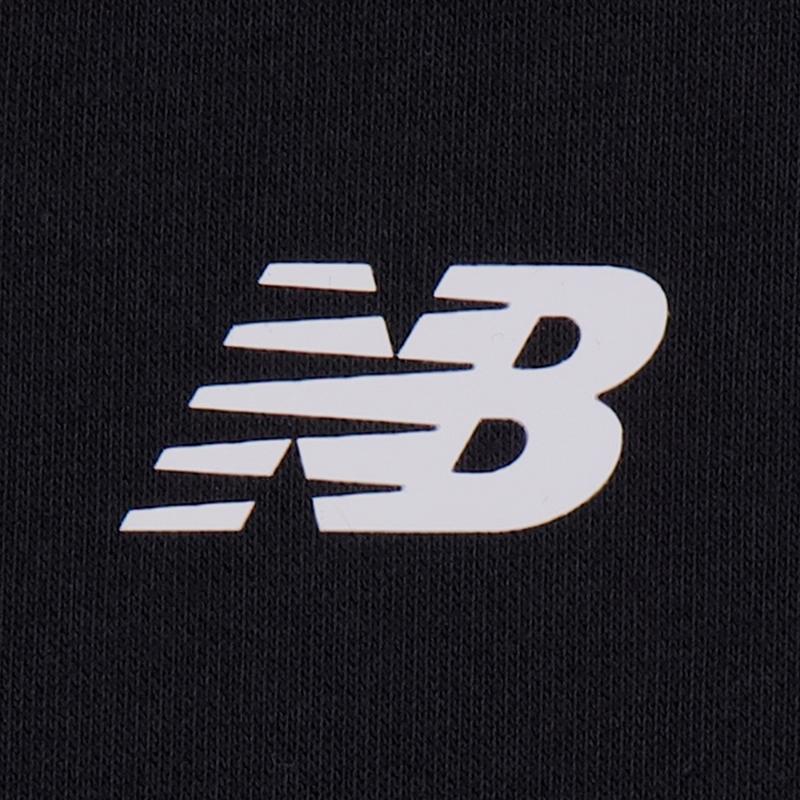 New Balance Sweatshirts Men's Black Crew Neck Moderate Regular NCF43811-BK
