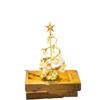 Colorful Xmas Decorations Table Lamp Silver Christmas Tree Lamp  Party