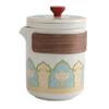 Portable Ceramic Gaiwan Tea Set - Customizable Chinese Style for Outdoor Camping, Business Souvenir with Logo.