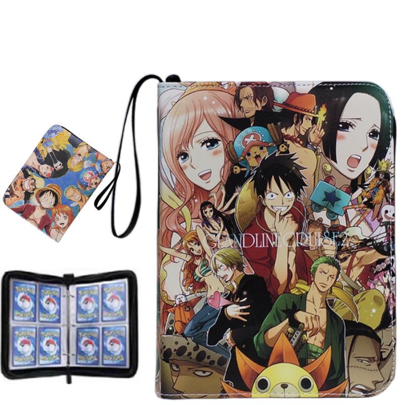 400 sztuk Album na Zdjęcia One Piece Książka Segregator na Mapy Listy Rodzinne Uchwyt na Wizytówki Kolekcja Torba na Zamek Urocza Zabawka dla Dorosłych Dzieci Prezenty