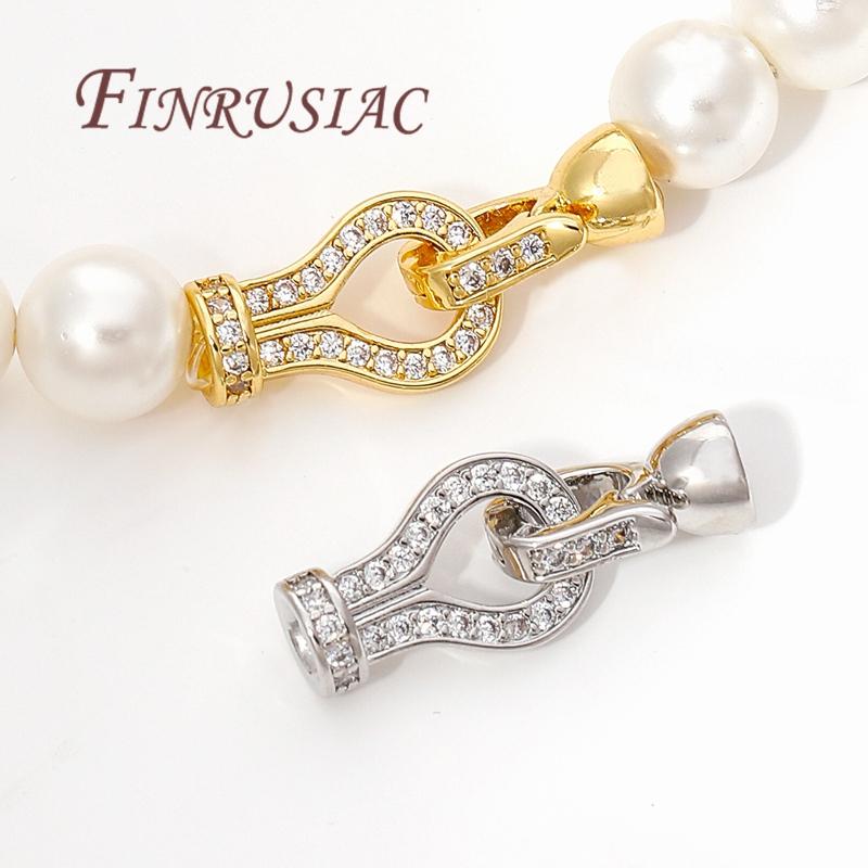 1-3Pcs/Lots Locks For Jewelry 18K Real Gold Plated Clasp For Bracelet,DIY Jewelry Making Supplies,Necklace Clasps Fasteners