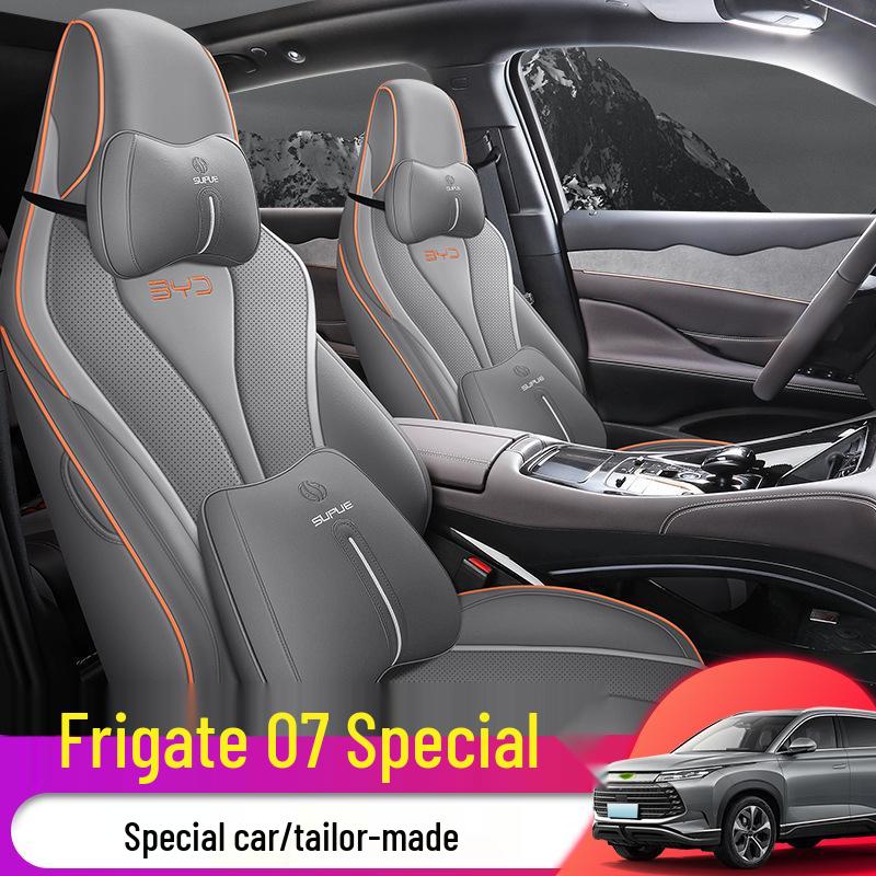 DJGY All-Season Sports Leather Seat Cover for BYD Frigate 07