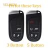 3 5 Buttons Soft Tpu Car Key Case Cover For Jeep Grand Cherokee Dodge Jcuv Dart Journey Chrysler 300C Fiat Remote Fob Keychain