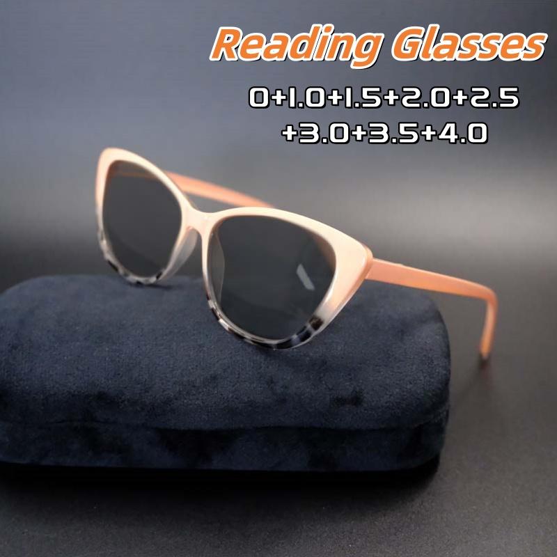 Advanced Cat Eye Presbyopia Sunglasses Women'S And Men'S Luxury Designer Lenses Decorative Eyeglasses Beach Travel 0 To +4.0