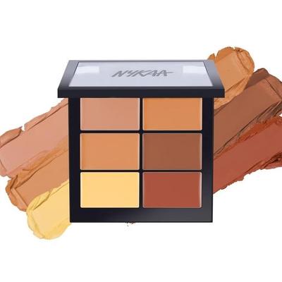 Nykaa Conceal and Correct Matte Palette Creme für Akne-anfällige Haut Medium 02