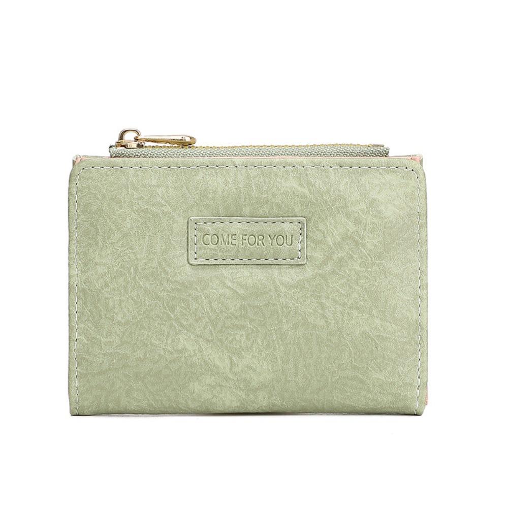 Vintage PU Leather Money Coin Purse Multifunctional 6 Colors Mini Money Bag Zipper Credit Card Holoder Women Men