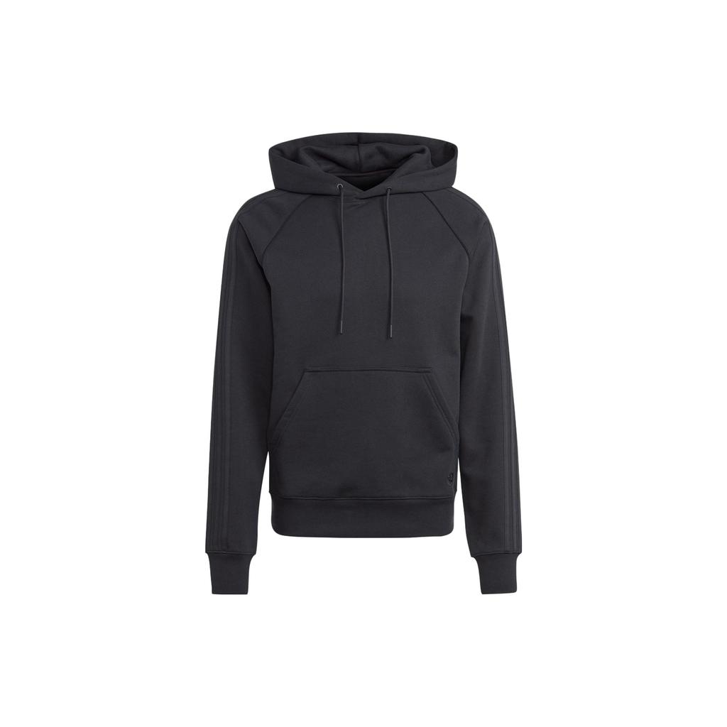 Adidas Originals Blue Version Essentials Hoodie Solid Color Long Sleeve Hooded Sweatshirt Men hoodies Black IL6156