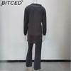 BITCED Knitted Three-piece Summer Women's Coat, Vest and Trousers Set