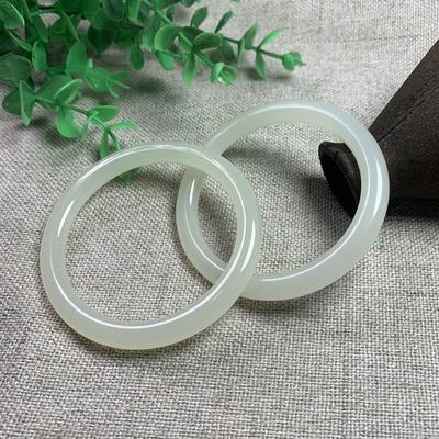 1 Pc Natural Jade Bangle Fashionable Charm Jade Bangle Women's Gift