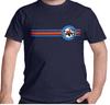 Navy Blue Official The Jam Stripe and Target T Shirt NEW Mod Unisex T-Shirt