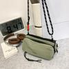 Korean Style Oxford Cloth Crossbody Bag Multi-layered Water Bottle Bag Single Shoulder Bag  Men