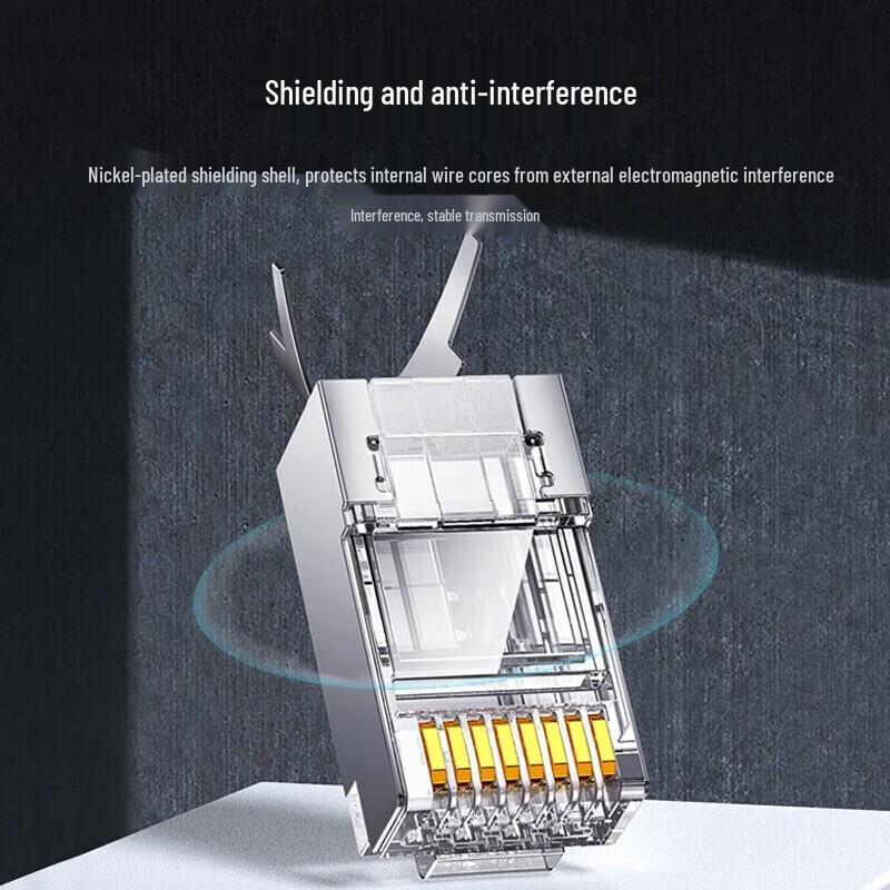 Ugreen Cat6 Shielded RJ45 Gigabit Network Connector 100-Pack