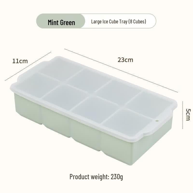 Large Square Silicone Ice Cube Tray