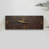 Orologio da Parete Rettangolare in Legno Retrò Digitale Stereo Decorazione per Casa Soggiorno Ufficio Orologio da Appendere a Parete Orologio al Quarzo