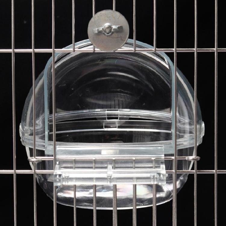 Parrot Bathtub Pet Bird Bath Tub Parrot Shower Box Transparent Bathing Tub