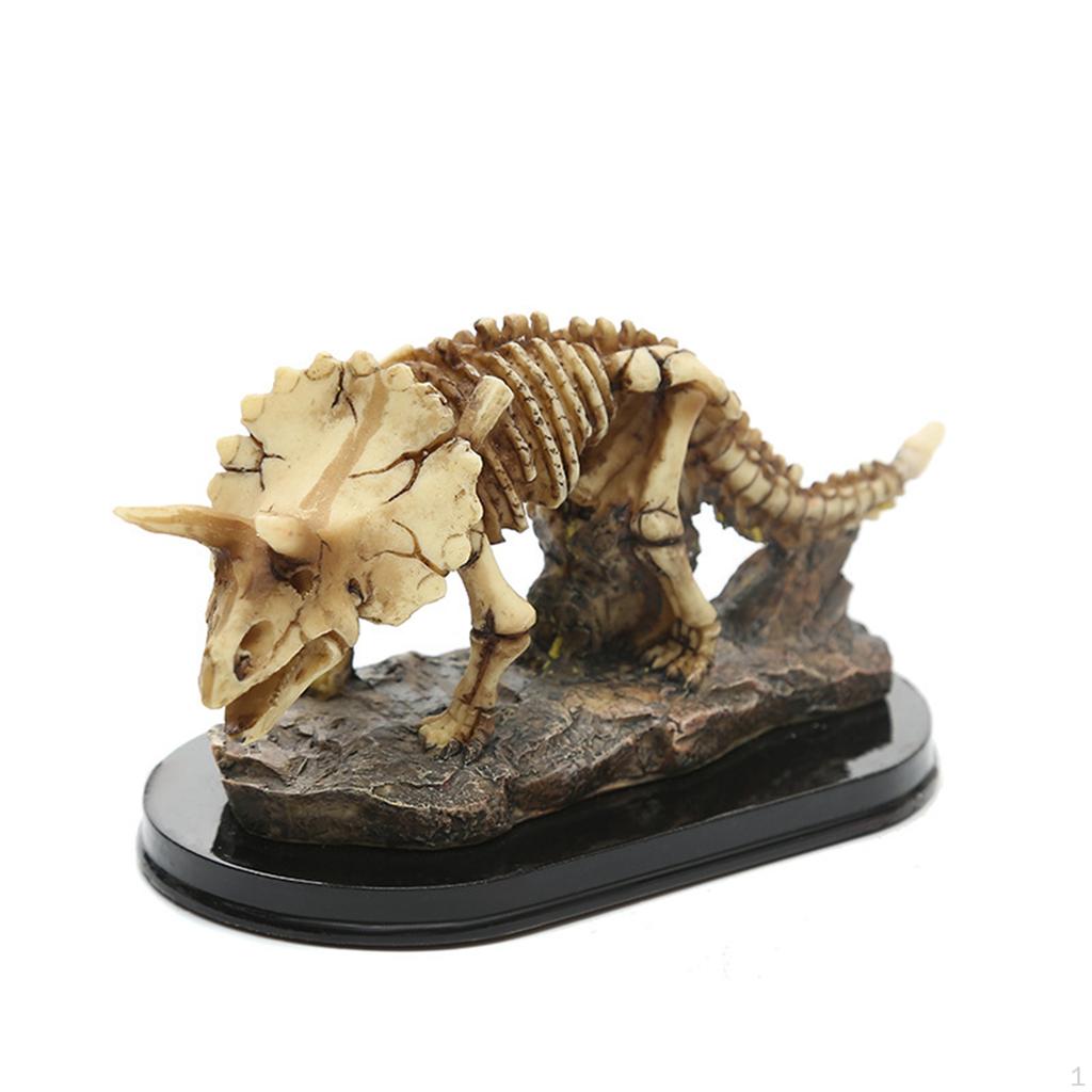 Dinosaur Skeleton Statue Ornament 3D Simulation for Bar Props Children Adults girls and boys