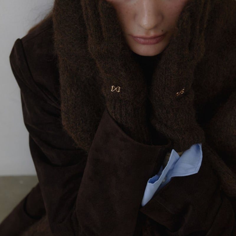 LOVE ME MONSTER [2 SET] Mild Winter Muffler & Glove (L244MST010)