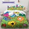 Herr. Herren Little Miss Muster Bettwäsche, Steppbett Set Bettbezug Kissenbezug Haus Geburtstag Geschenk (1 Bettbezug + 2 Kissenbezüge, ohne Füllung)