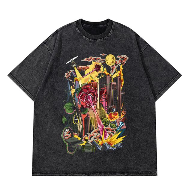 Black Source Anime Pain Men s Cotton T-Shirt S