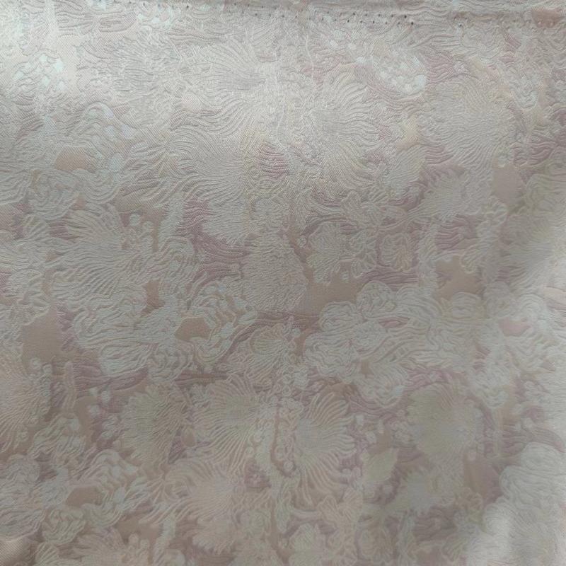 100x145cm Animal Plant Jacquard Fabric Fashionable Seaweed Jacquard Fabric for Pink Deer Jacquard Bag Face