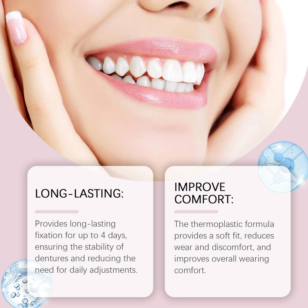 Oralhoe Haftcreme für Prothesen 28g 24-Stunden sicherer Halt + Komfortabel und unsichtbar! Geeignet für Voll-/Teilprothesen