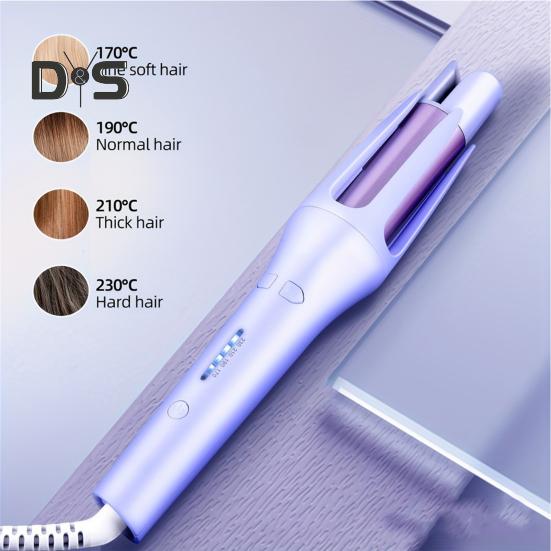 32MM Automatic Rotating Curling Iron Fast Heating Professional Hair Curler Portable Travel Negative Ions Electric Curling Wand Women Hair Styling