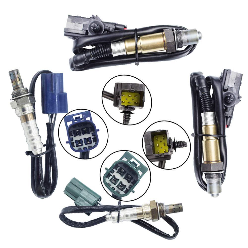 Set of 4 Air Fuel Ratio Oxygen sensor for Nissan Maxima 2004-2007 4.5L Nissan Quest 2004-2009 4.5L Upstream + Downstream