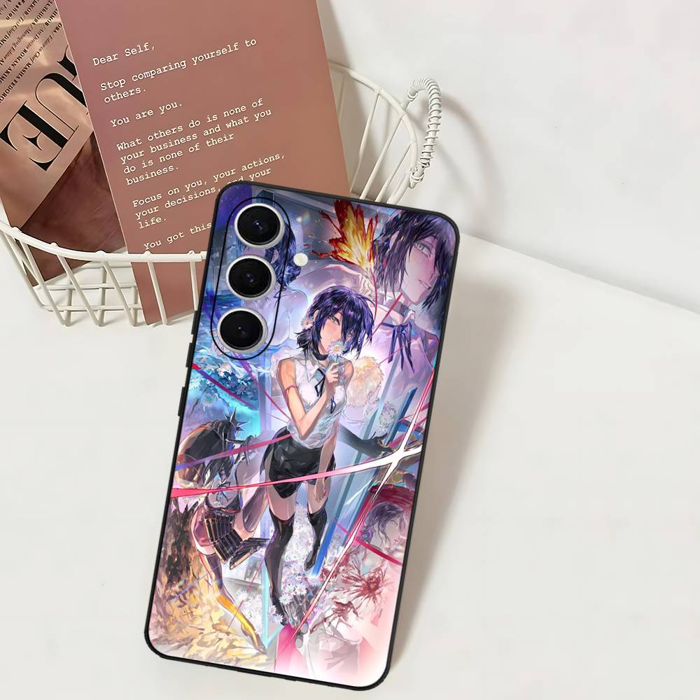 Anime Chainsaw Man Reze Arc Phone Case For Samsung S 24 Fe 25 Ultra Plus 20 Lite 21 30 22 23 24 22 Ultra 5G Fundas