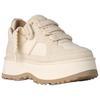 UGG Astromel Mel Leather Round Toe Lace-Up Low-Top Casual Shoes Women Sneaker White 1171541-JSM