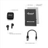 Marshall Minor IV True Wireless Earbuds, Black, Bluetooth, Qi Charging, and Call Support [Official Japanese Product]