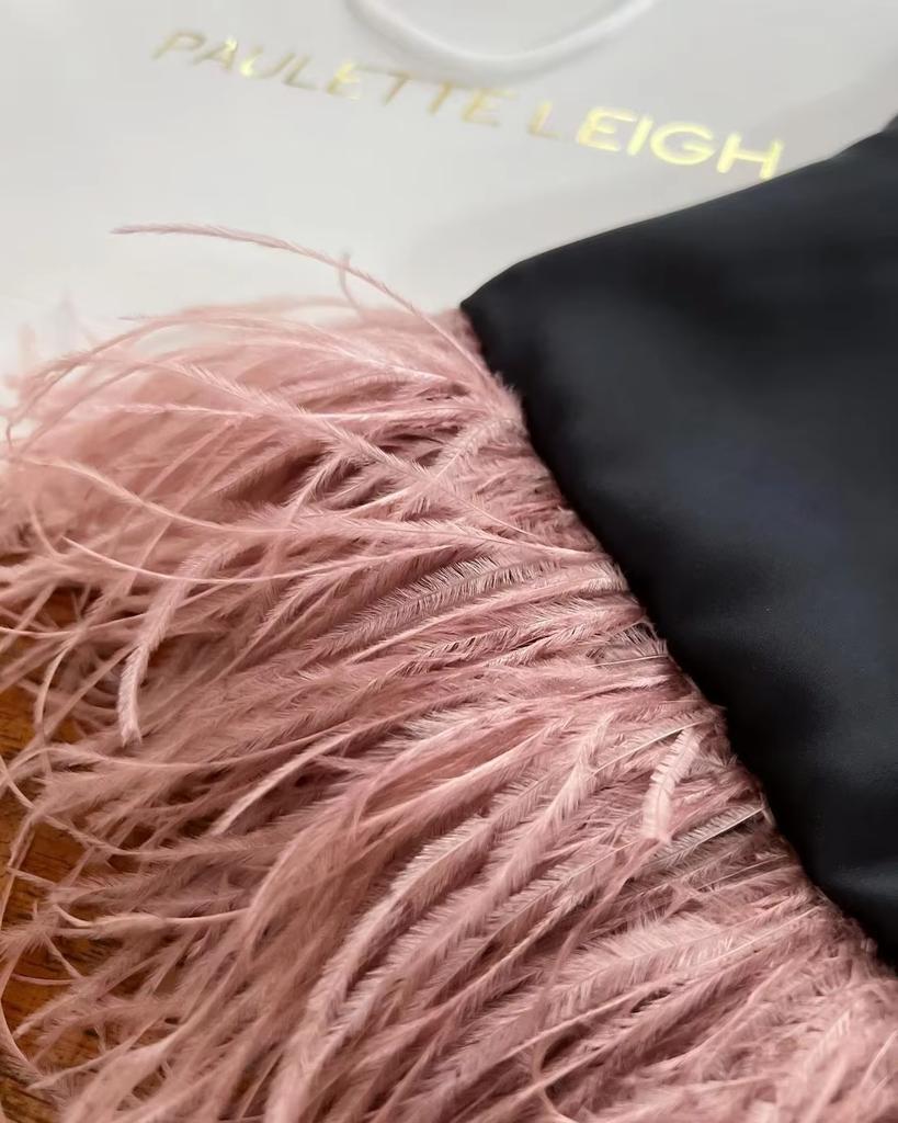 FeatherWhite Ostrich Feather Trim Ribbon 8-10cm Natural Plumes 1/2/5/10 Meters Sewing Trimmings for Dress Clothing Decoration Crafts