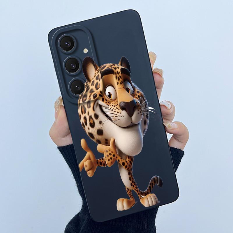 Funny Cool Cat Dog Silicone Phone Case For Samsung Galaxy A16 A26 A36 A56 5G Bumper Matte Protective Soft Back Cover Shell Capas