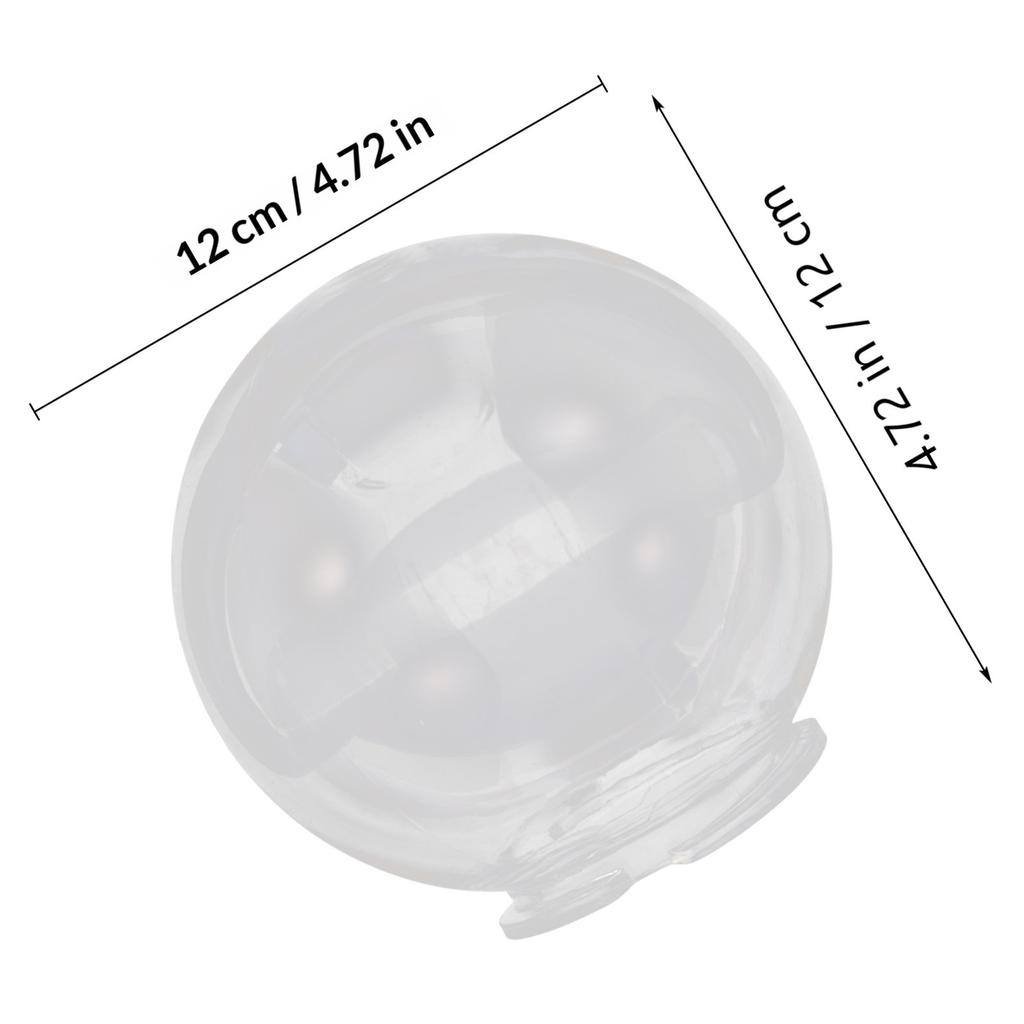 Premium Outdoor Lamp Shade Round Ball Light Protector Cover for Garden Street Road Lamps Dust Mosquito Proof Waterproof Light