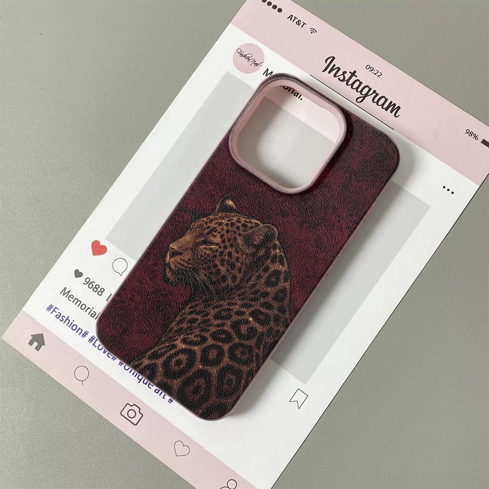 

Flower Bush Cheetah Phone Case Suitable For IPhone 17 Pro Max Air 16 15 Plus 14 13 12 11 Case Cover Funda For IPhone 16 Plus iphone 16 ProMax