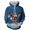 Motorrad Motocross Bedruckte Hoodies für Herren Neue Mode Langarm 3D Sport Sweatshirts Jacke Übergroße Kleidung