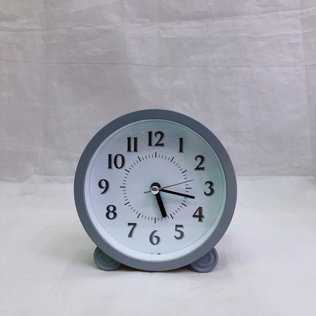 Modern Simple And Fashionable Round Alarm Clock Student Gift Children'S Study Small Alarm Clock Premium Durable