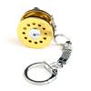 Mini Aluminum Alloy Reel Keychain Bag Pendant Outdoor Small Fishing Tackle Gift