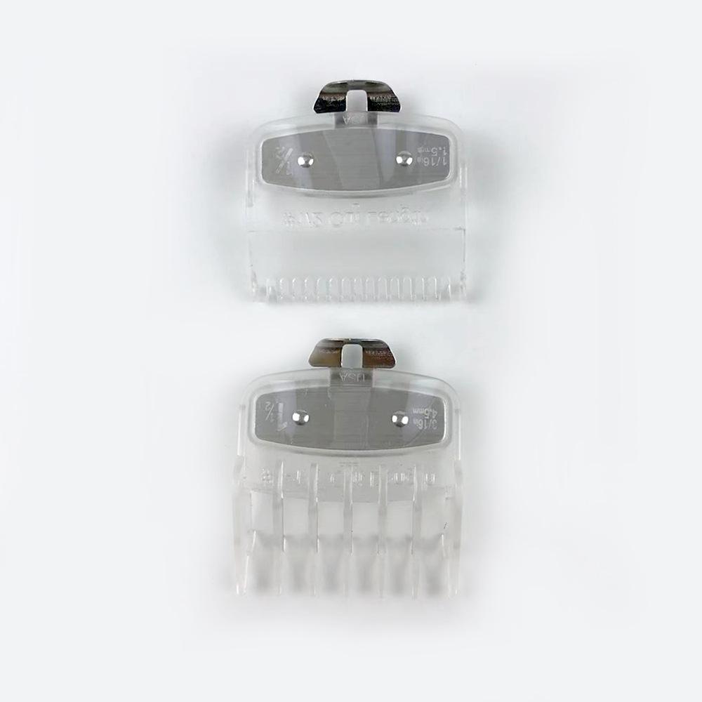 Colored Plastic Hair Clipper Comb Set - Trimmer Accessories for Salon Styling