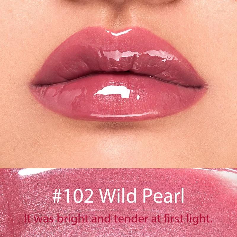 

Kaleidos Lip Gloss Nude Mirror Lip Glaze Plumping Lip Oil,Hydrating Lip Stick Tinted Lip Balm Transparent Lip Care Glitter Shine 102