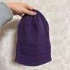 Used VANS Purple Knit Cap Beanie Good Condition