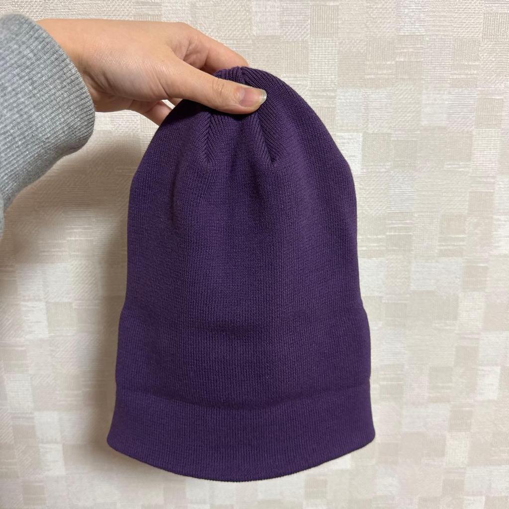 Used VANS Purple Knit Cap Beanie Good Condition