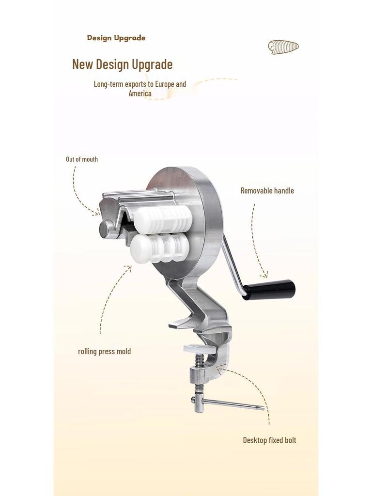 Ruční italský strojek na nudle a těstoviny