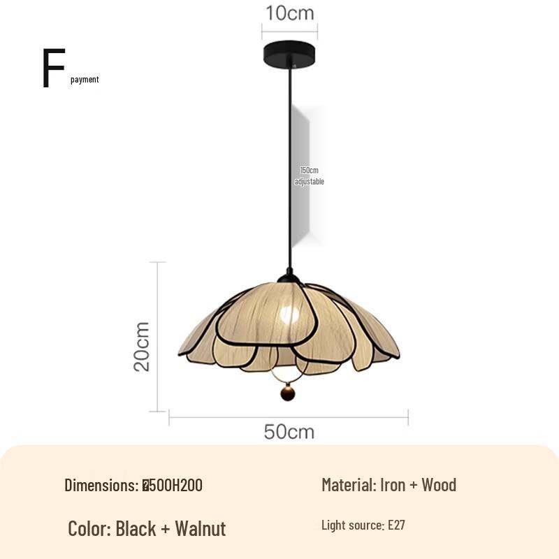 Лампа NuFeng в стиле середины века, французский дизайн «лепесток»