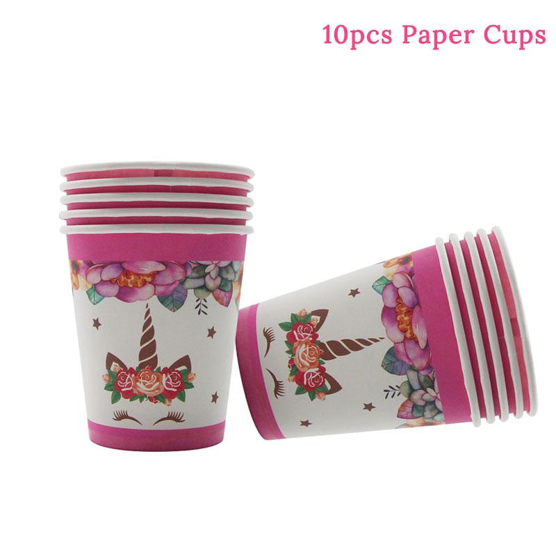 Unicorn Party Paper Popcorn Box Gift Box Candy Cookies Bags 1st Kids Birthday Party Decorations Gift Bags Baby Shower Supplies