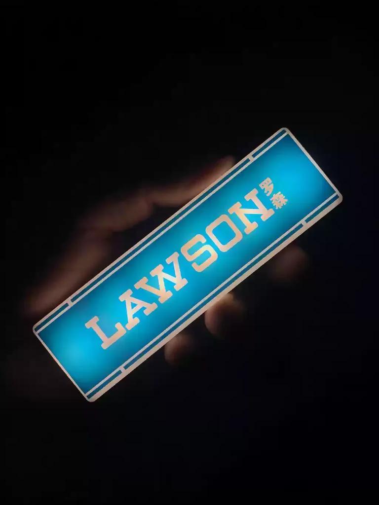 Kiosk magnetischer 3D Kühlschrankaufkleber 711, Lawson, FamilyMart, leuchtende Mini-Leuchtkasten-Anzeigetafel, Heimdekoration