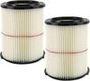 Universal Red Stripe Replacement Filter for 5 To 20 Gallon Vacuum Cleaner 38754 Vacuum Cleaner Accessories White 2 Pack
