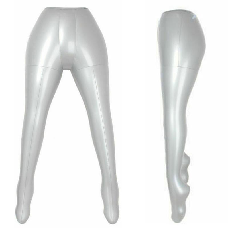 Female Legs Model Pants Underwear Inflatable Mannequin Silver Replacement